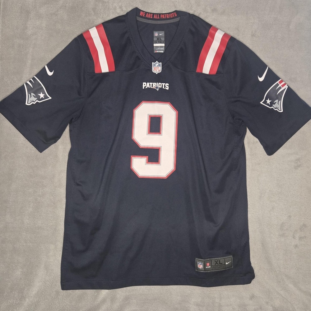 New England Patriots Jersey Mens XL Blue NFL Football Nike On Field Judon 9